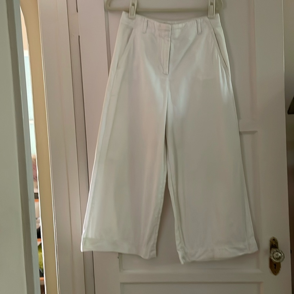 COS wide leg cotton/linen pants size 6